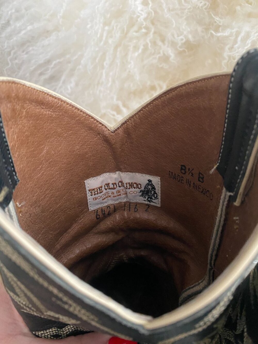 Old Gringo | Black & Cream Western Boots - Picture 9 of 10